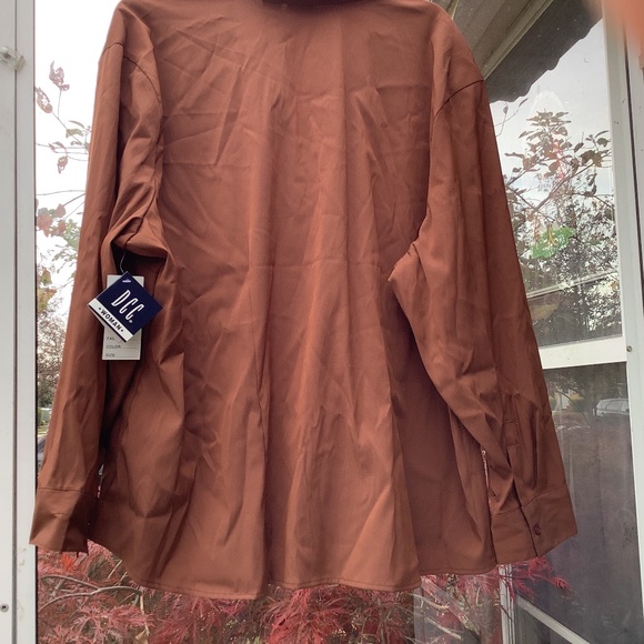 Plus size button front tailored woman’s shirt top blouse NEW - Picture 7 of 7